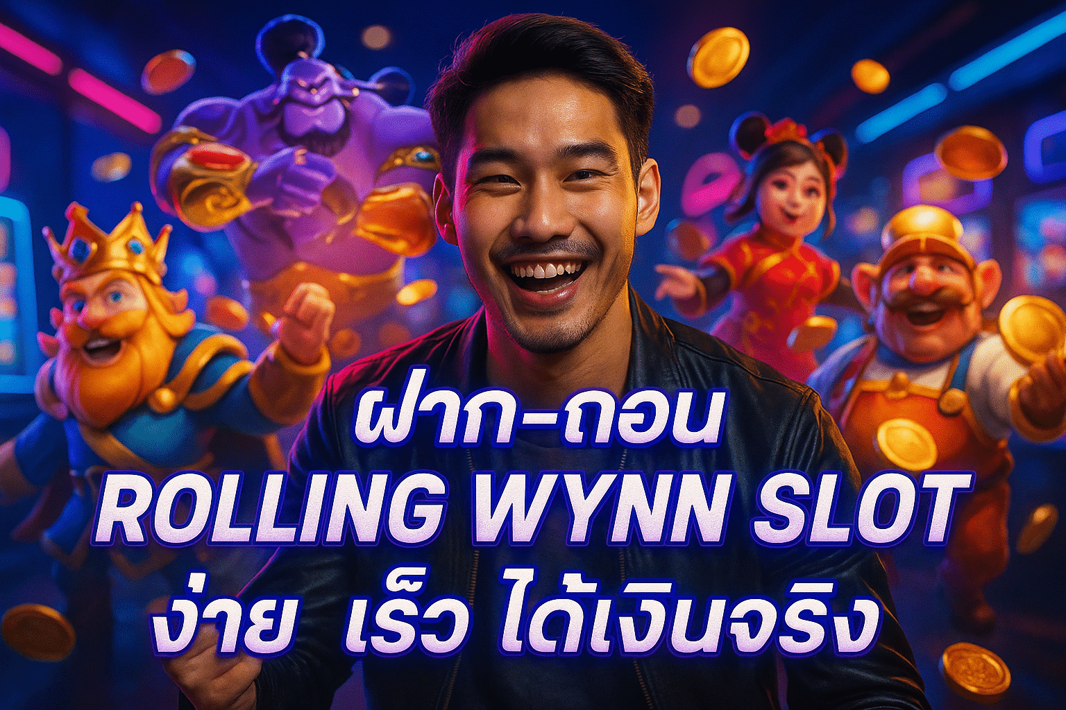 ฝาก-ถอน Rolling Wynn Slot ง่าย เร็ว ได้เงินจริง