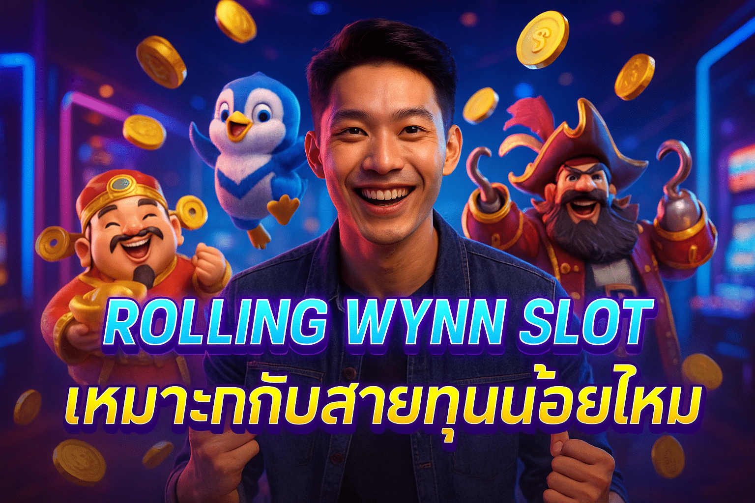 Rolling Wynn Slot เหมาะกับสายทุนน้อยไหม