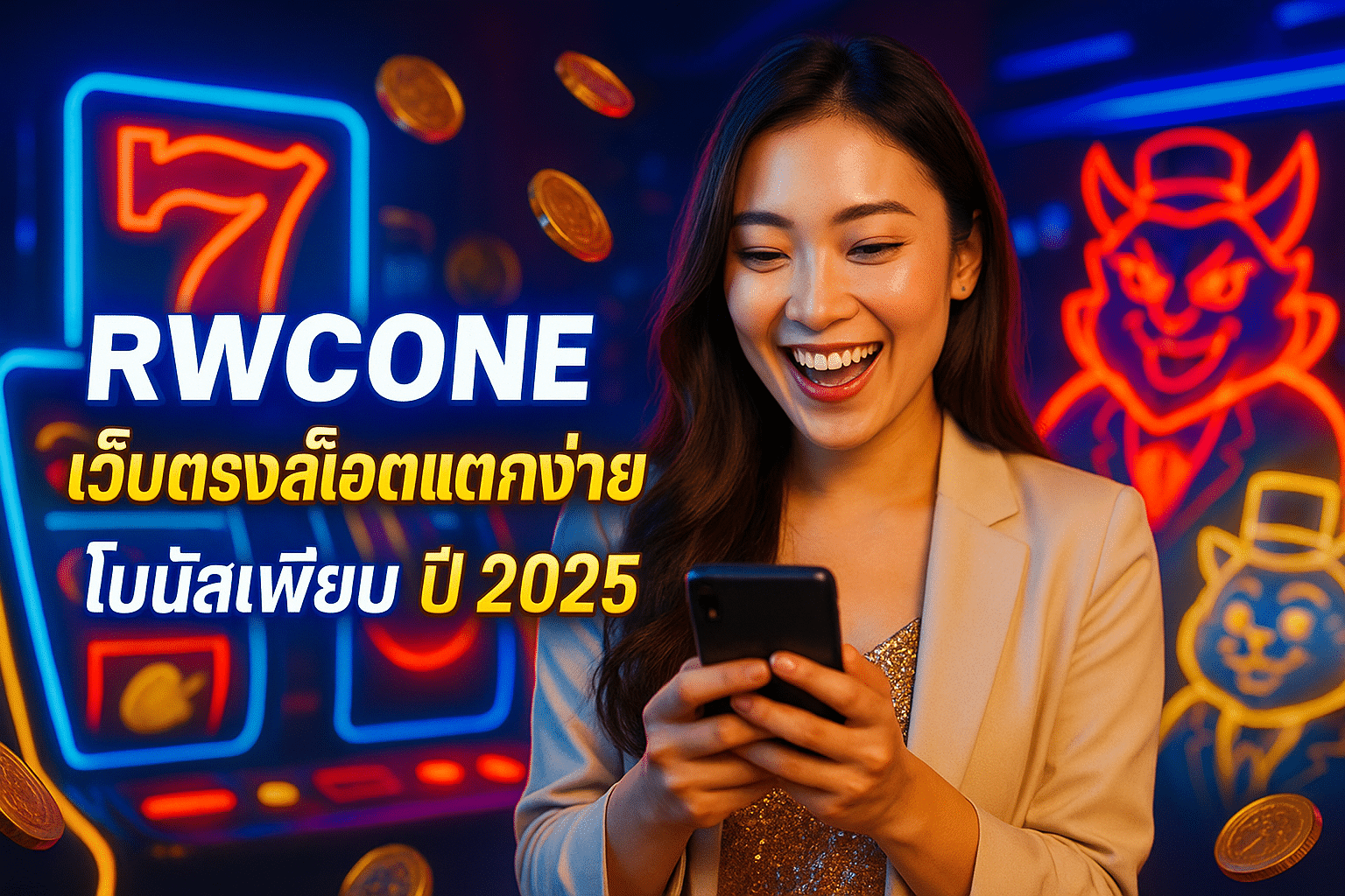 RWCONE เว็บตรงสล็อตแตกง่าย โบนัสเพียบ ปี 2025