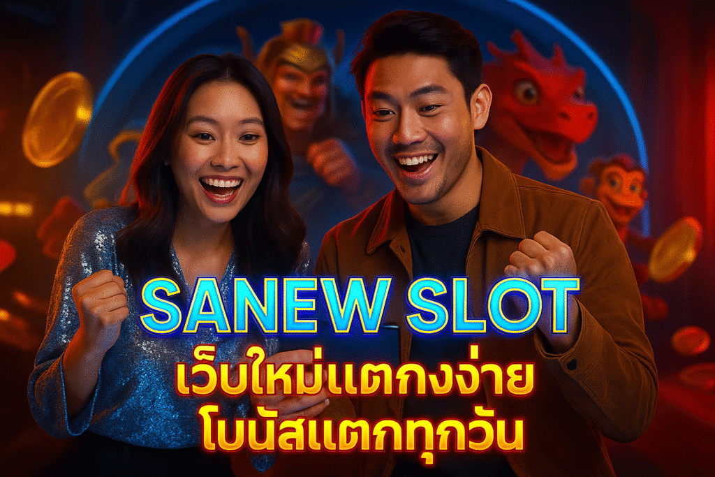 SANEW SLOT เว็บใหม่แตกง่าย โบนัสแตกทุกวัน