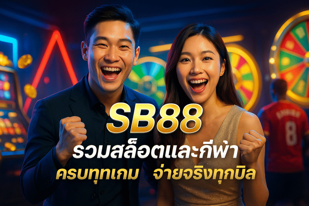 SB88 รวมสล็อตและกีฬา ครบทุกเกม จ่ายจริงทุกบิล