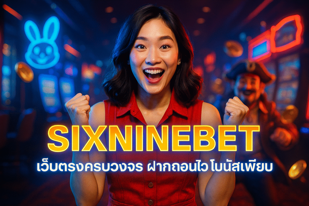 SIXNINEBET เว็บตรงครบวงจร ฝากถอนไว โบนัสเพียบ