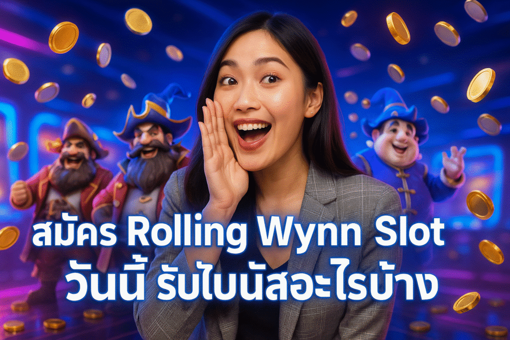 สมัคร Rolling Wynn Slot วันนี้ รับโบนัสอะไรบ้าง